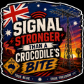 Signal Stronger Than A Crocodiles Bite Sticker