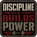 Discipline Builds Power Sticker