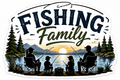 Fishing Family Sticker