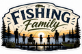 Fishing Family Sticker