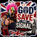 God Save The Signal Sticker UK