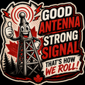 Good Antenna Strong Signal That's How We Roll Sticker