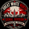 Great White North Signal Division Broadcasting Freedom Sticker
