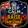 Keep Calm And Raise The Antenna Sticker