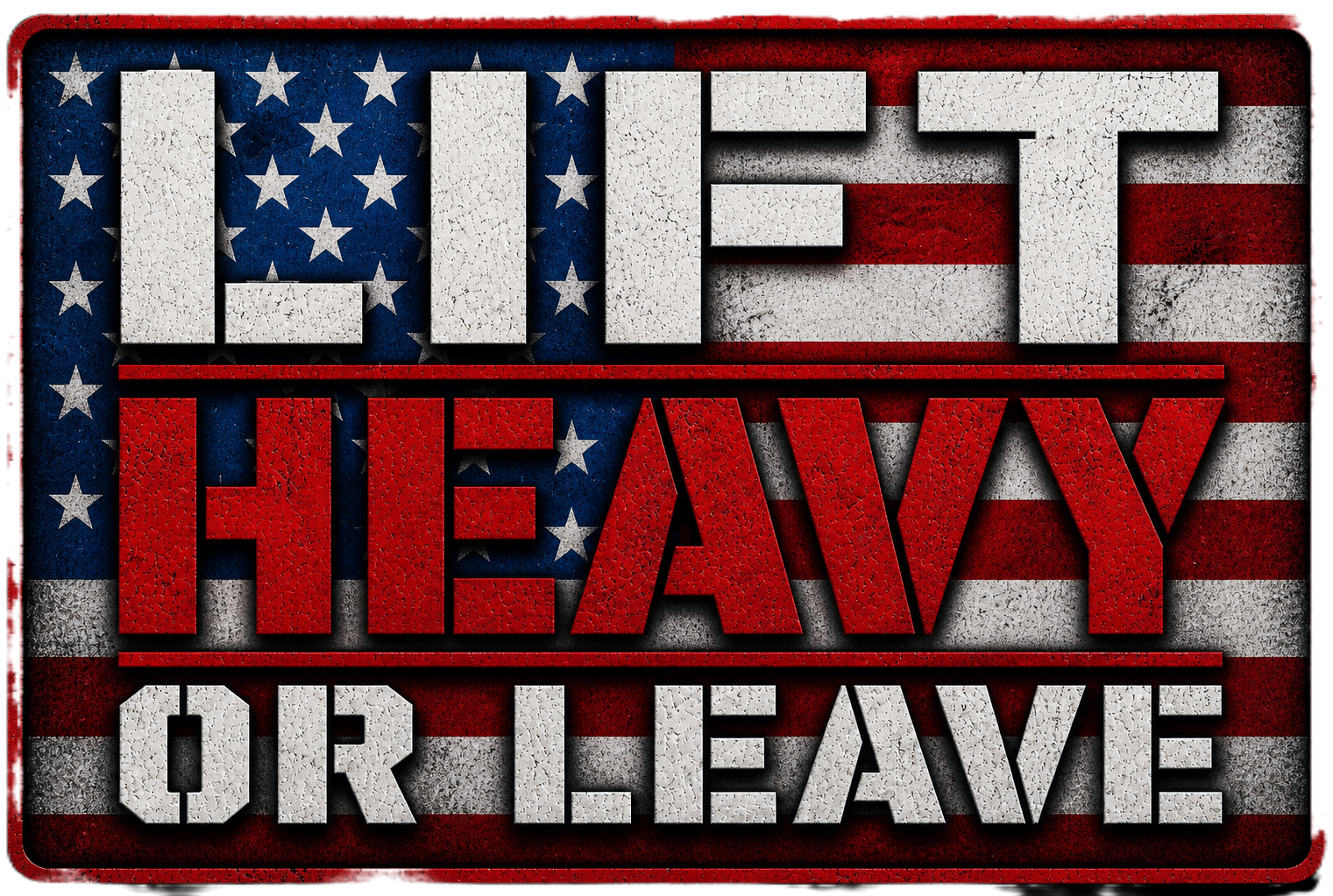Lift Heavy or Leave Sticker