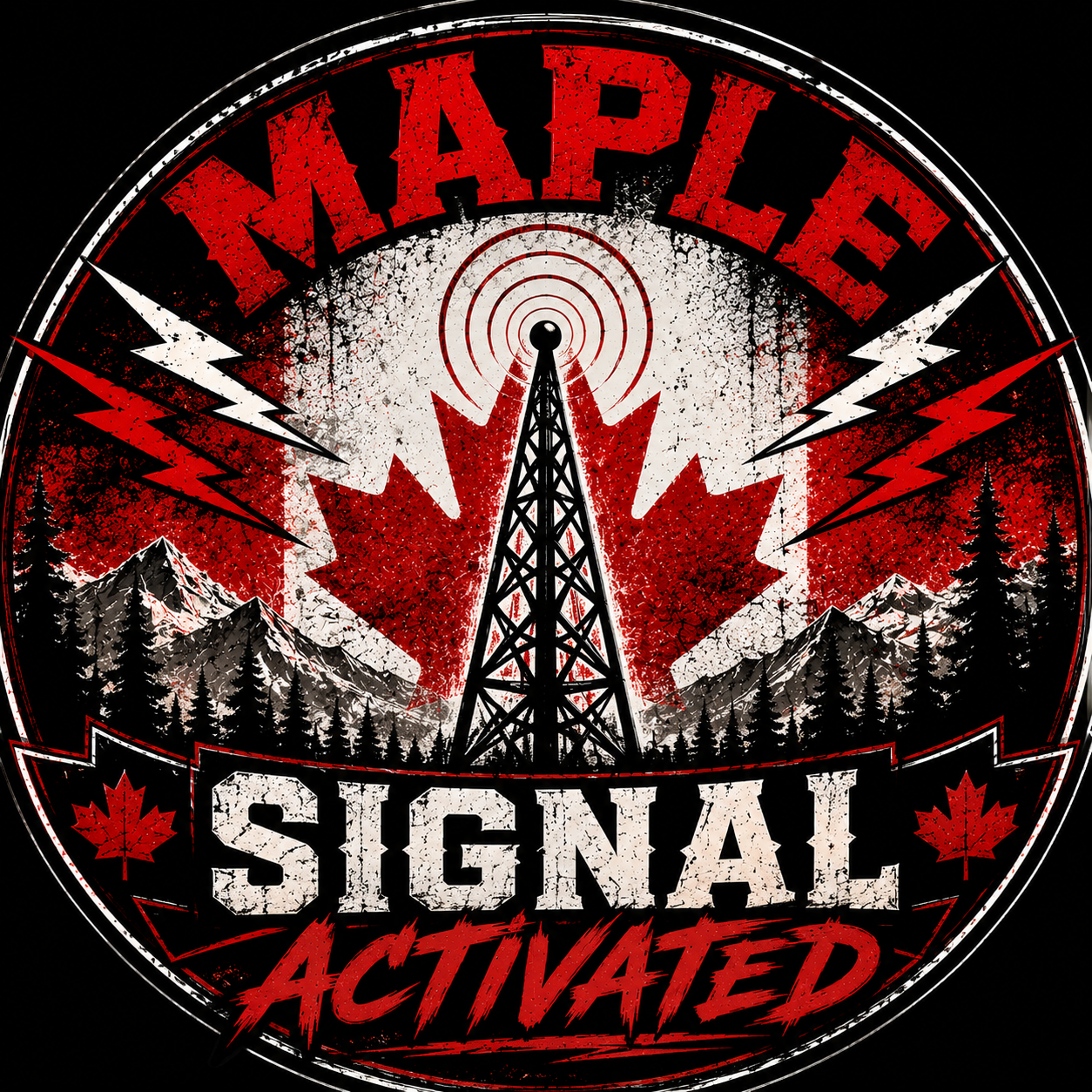 Maple Signal Activated Sticker