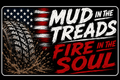 Mud In The Treads Fire In The Soul Sticker