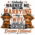 Nobody Warned Me That Marrying My Wife Meant My Opinions Became Optional Sticker