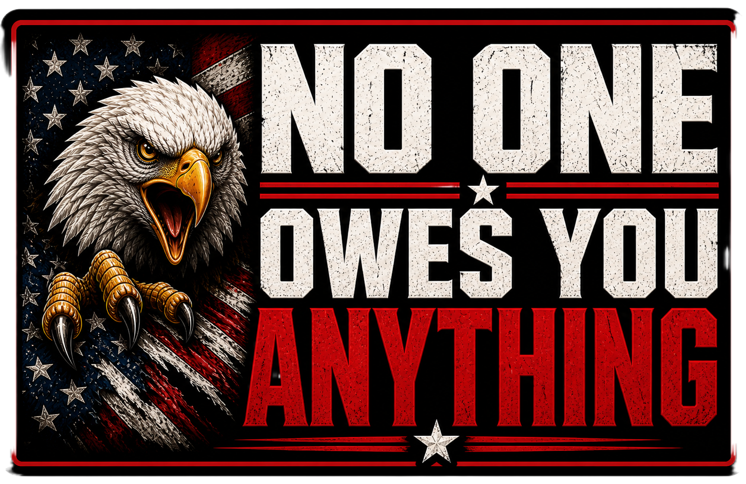No One Owes You Anything Sticker