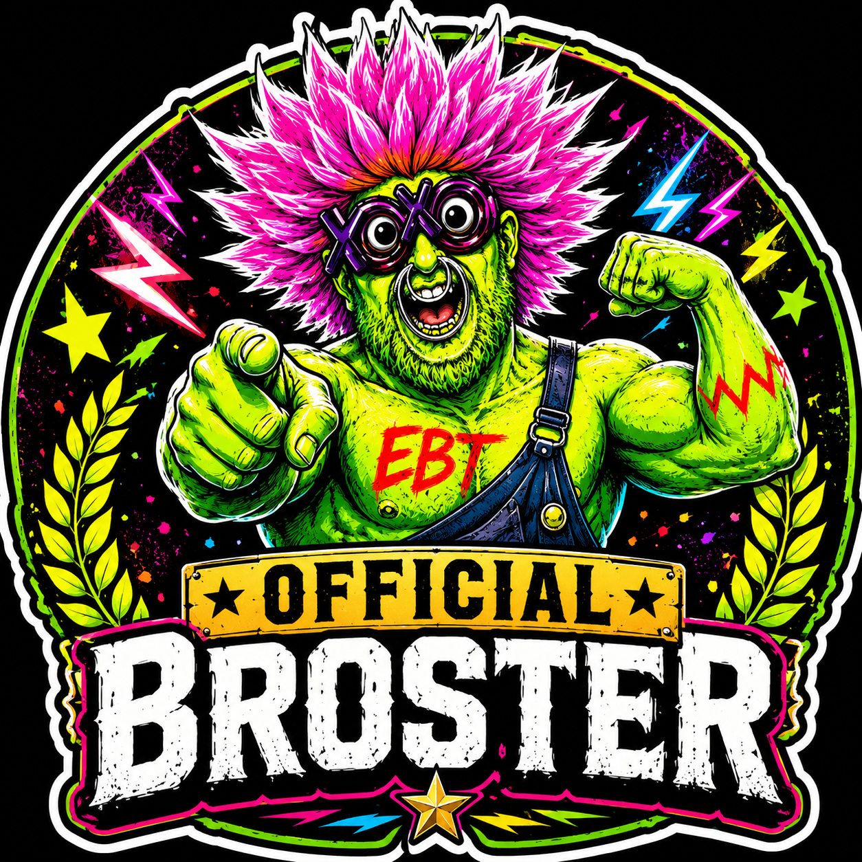 Official Broster Sticker