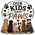 Our Kids Have Paws Sticker