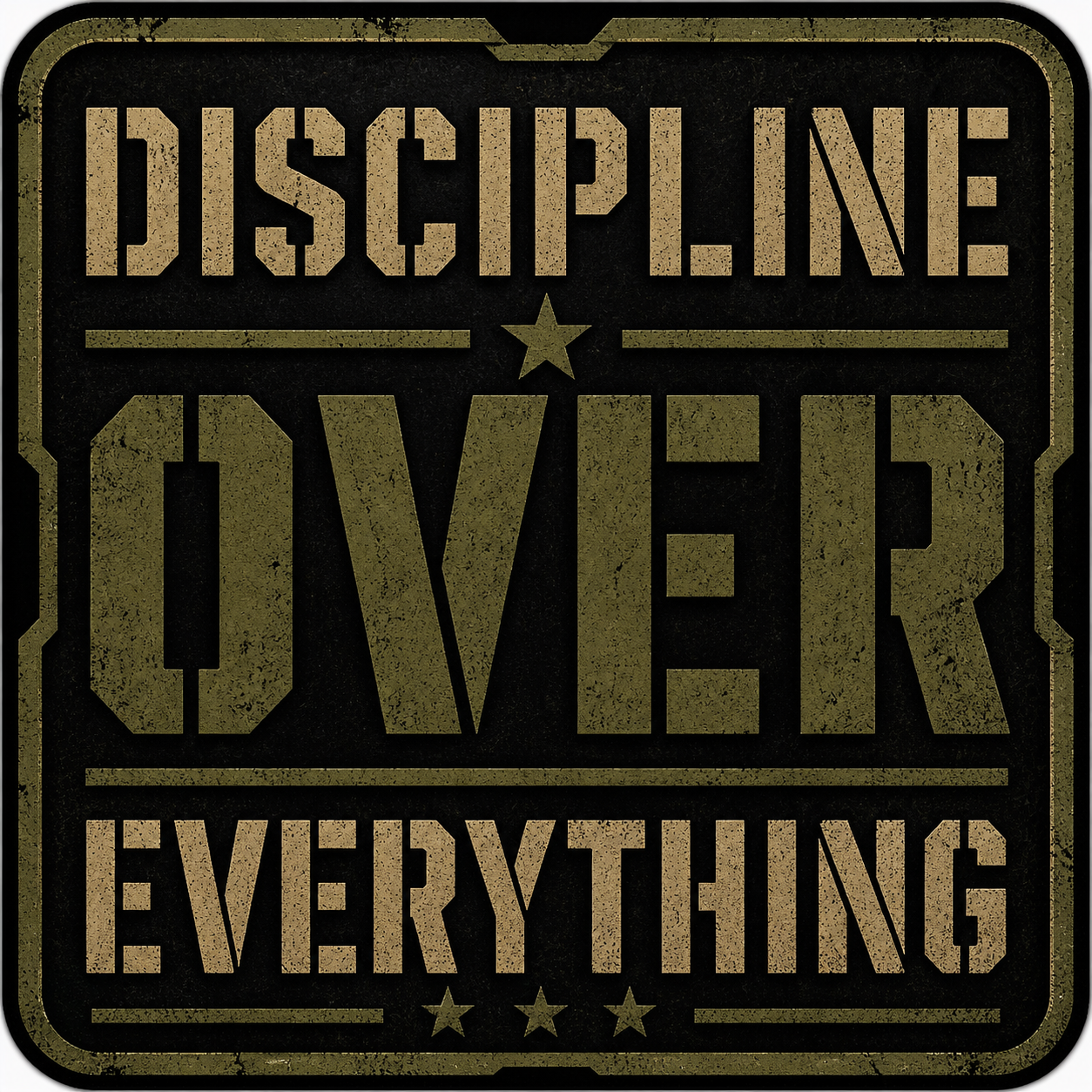 Discipline Over Everything Sticker