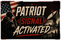 Patriot Signal Activated Sticker