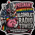 Pregnant Homosexual Alcoholic Radio Tower Sticker