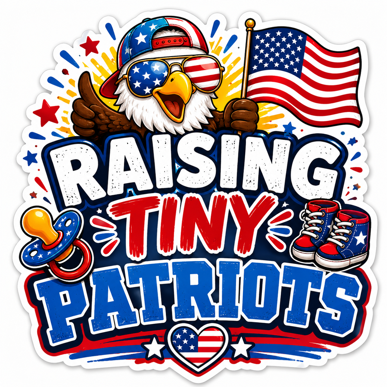Raising Tiny Patriots Stickers