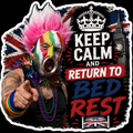 Keep Calm And Return To Bed Rest Sticker UK