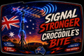 Signal Stronger Than A Crocodile's Bite Sticker