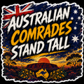 Australian Comrades Stand Tall Sticker