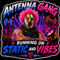 Antenna Gang Running On Static And Vibes Sticker