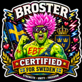 Broster Certified For Sweden Sticker