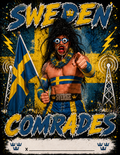 Sweden Comrades Signed Print