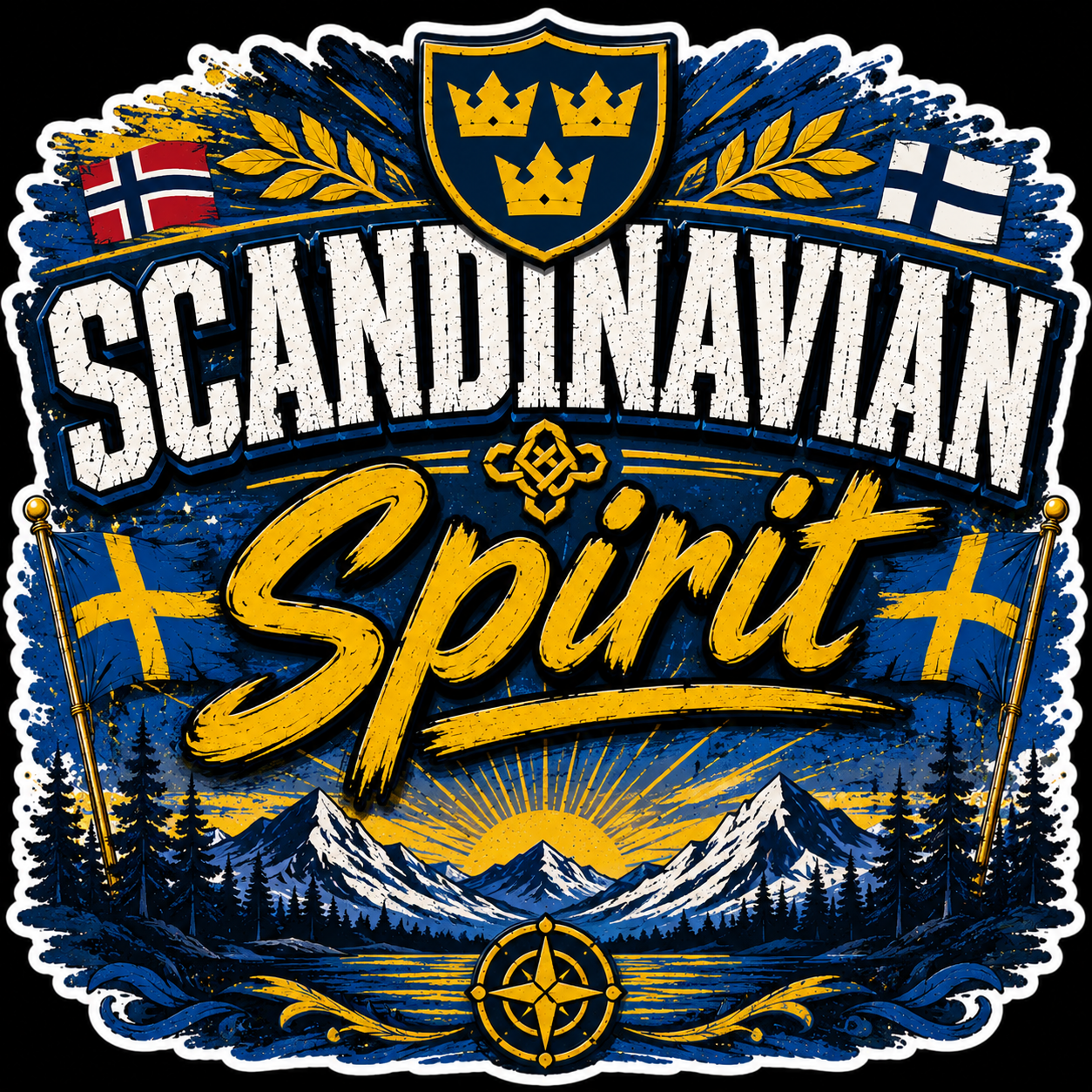 Scandinavian Spirit Sticker