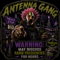 Antenna Gang Warning May Discuss Radio Frequencies For Hours Sticker