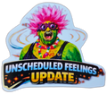 Unscheduled Feelings Sticker