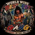 World Wide Best rest Gang One Frequency One Family World Wide Sticker